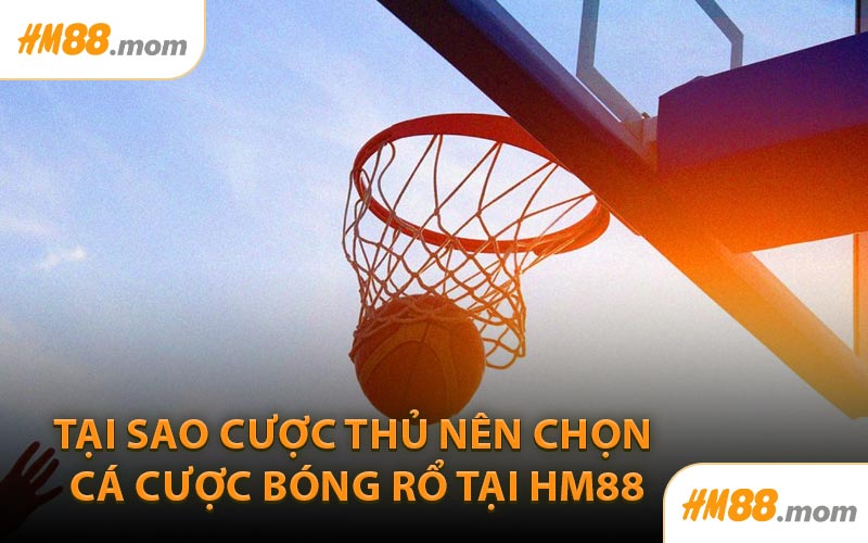 Tại sao cược thủ nên chọn cá cược bóng rổ tại HM88
